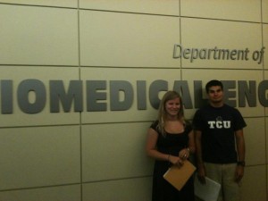Student clients at UH Biomedical Engineering meeting