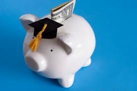 saving for college piggy bank