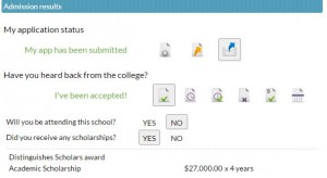 admissions results